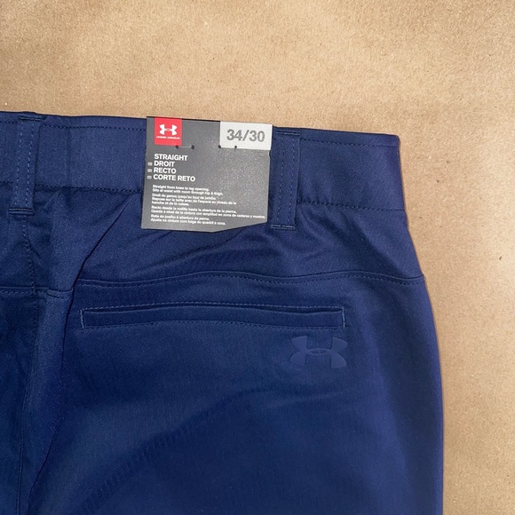 🏌️‍♂️Under Armour Golf Pants – NWT – Size 34/30 – Academy Blue - Picture 3 of 7